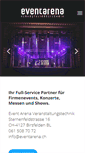 Mobile Screenshot of eventarena.ch